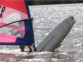 Flaring the board stern-first
