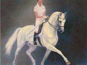 Power & grace 59 x 60cms Oil