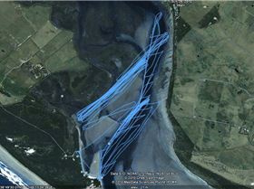 freezing cold winter Nor Westerly session at the PiT