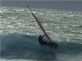 cold windy winter front Slip Slop Slap Riders  JB and Langy squeezed a session  between showers