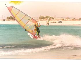 Geralton Photo Martin at Pt Moore (gybing)