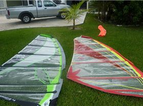 old NP 6.5 and new Ezzy Freeride 7.0