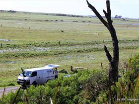 some waves at sandy point yesterday