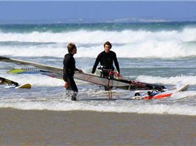 some waves at sandy point yesterday