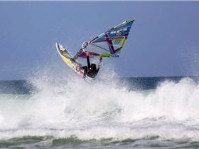 some waves at sandy point yesterday