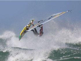 some waves at sandy point yesterday