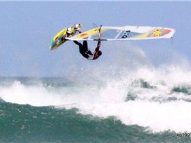 some waves at sandy point yesterday