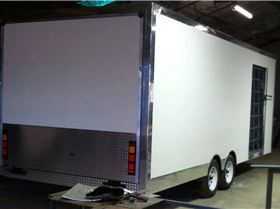 large enclosed cool trailer