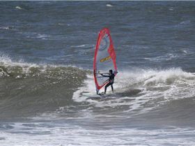 3rd placed Hudson Godfrey-Smith lining up a section