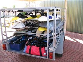 Naked trailer: frame built next step to clad it