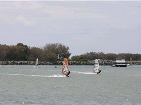 At last a bit of wind