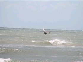 afternoon session gusts to 45knots