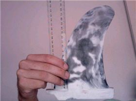 1st run with fin mold,