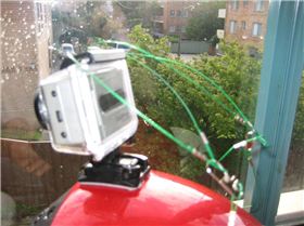 Securing a GoPro to a Gath helmet