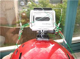 Securing a GoPro to a Gath helmet