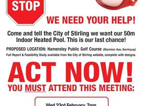 Proposed Hamersley Golf Course Public Aquatic Center