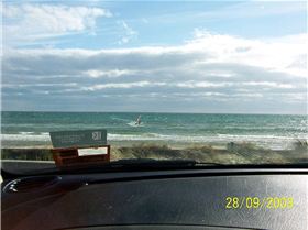 Coming in after a day at Bono