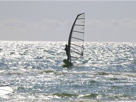 Trying to avoid the sand bar