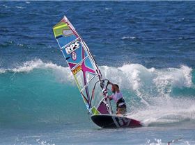 small swell and light winds so far