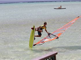 Alex age 9,one handed,tail grab,gecko