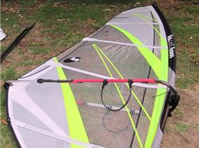 4.7 KA Kaos rigged on K3 Designs Battlestick 400 RDM mast