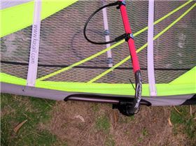 4.7 KA Kaos rigged on K3 Designs Battlestick 400 RDM mast