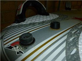 rubber stops for deep tuttle fin bolts