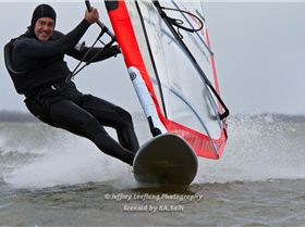 Barry van Lingen Speedsurfing Strandhorst 5 January