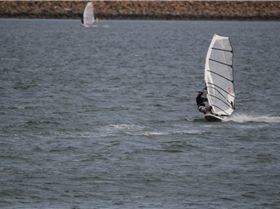 Windsurfing session 7th Jan 2012