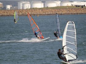 Windsurfing session 7th Jan 2012