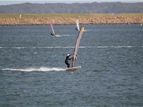 Windsurfing session 7th Jan 2012