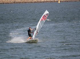 Windsurfing session 7th Jan 2012