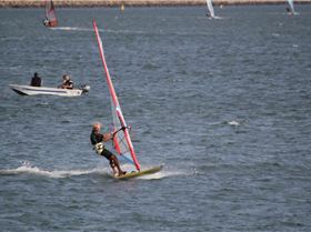 Windsurfing session 7th Jan 2012