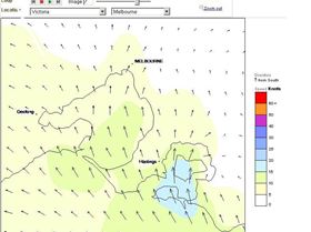 phillip island wind map