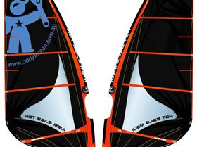 Company logo on sail