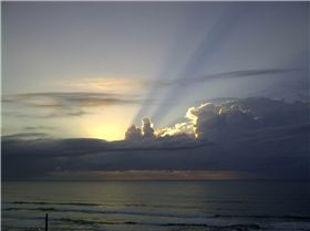 Sunrise over Merewether Beach 30th March 12