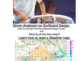 Come and listen to Simon on board design and Nick Carroll on wether patterns.