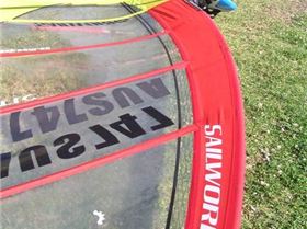 Sailworks 7.2m NPX rigged for 8 - 15kts for a 64kg sailor - problems?