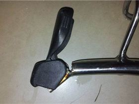 broken 3rd bar on harness