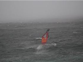 Duncan Sailing Maroubra in a Southerly