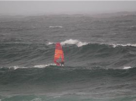 Duncan Sailing Maroubra in a Southerly