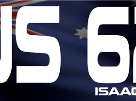 Isaac AUS 624 flag