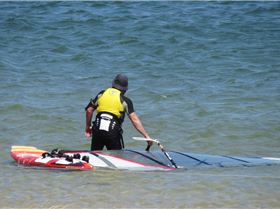 Windsurfing at Kyeemagh 19 November 2012