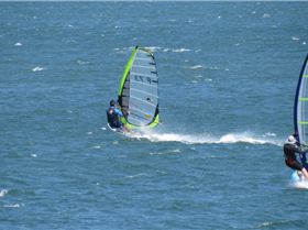 Windsurfing at Kyeemagh 19 November 2012