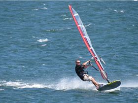 Windsurfing at Kyeemagh 19 November 2012