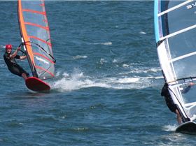 Windsurfing at Kyeemagh 19 November 2012