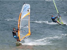 Windsurfing at Kyeemagh 19 November 2012