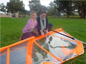 kids windsurfing