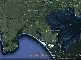 Yanakie weather station location