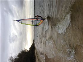 Deejay doing a beach run